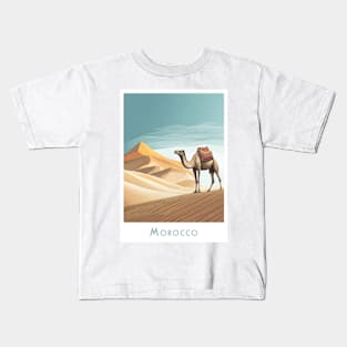 Majestic Morocco Camel Kids T-Shirt